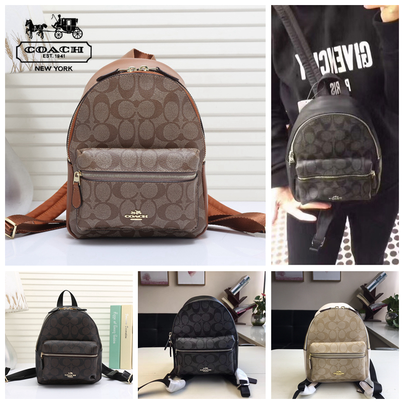 Coach backpack outlet mini size