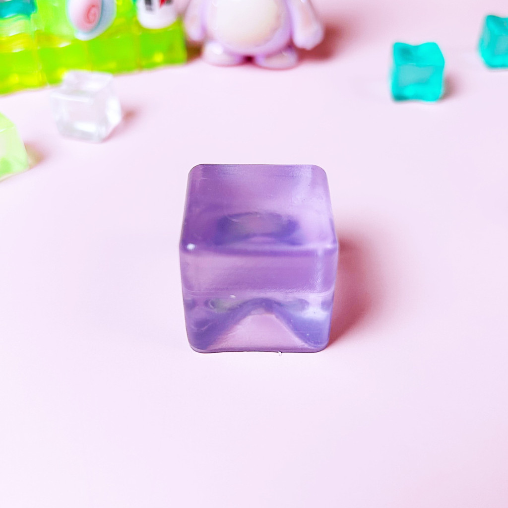 Ice Cube Soft Elastic Decompression Pinch Music Toy Squishy Toys For ...