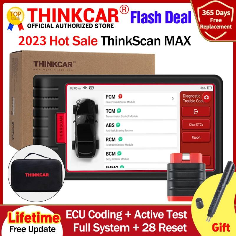 [Top Selling]For Malaysia Proton and Perodua Thinkcar Thinkscan Max OBD2 Diagnostic Tool