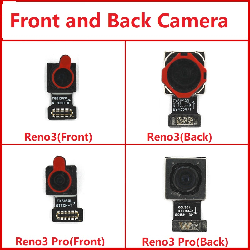 Original Front Back Camera For OPPO Reno Reno 3 3 Pro Main Facing ...