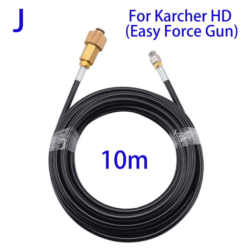 BEAR FORCE 10m Sewer Drain Water Cleaning Hose Pipe Cleaner Kit for