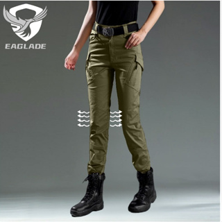 Plus Size 28-38 Women Cotton Cargo Pants Fashion Casual Basic Outdoor  Hiking Camping Military Long Pants