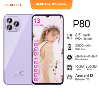 Cubot P80, 2023 New Global Version Smartphone, 8GB RAM, 256GB ROM, NFC,  6.583 Inch FHD+ Screen, 48MP+24MP, Android 13, 5200mAh