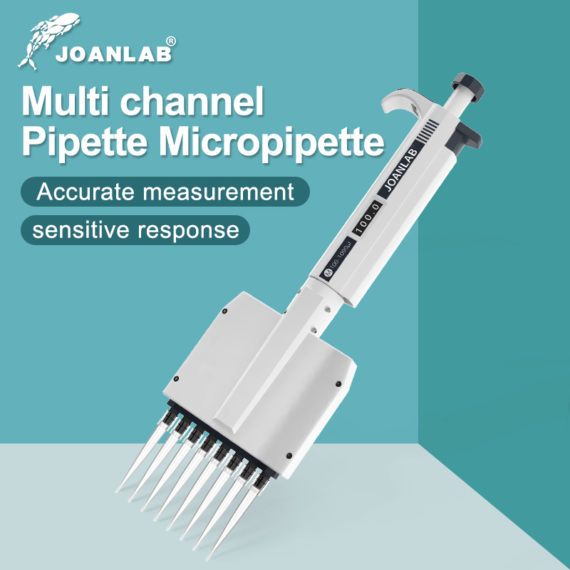 JOANLAB Multichannel Pipette Lab Equipment Digital Adjustable