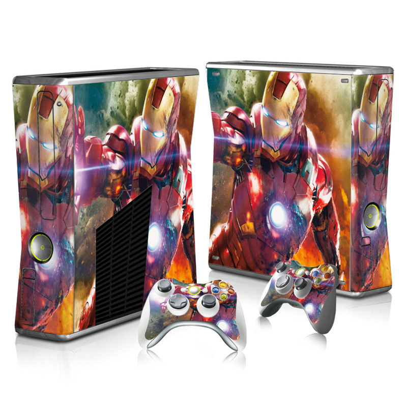 Skin Adesiva Per Xbox 360 Slim Con 2 Controller – Design Ragazze 203
