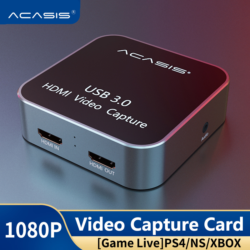 ACASIS binaural video capture card HDMI to USB3.0 4K60 input /1080P60HZ