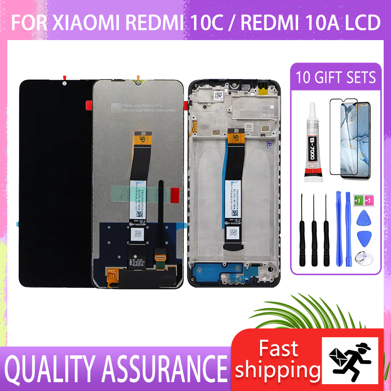 Original For Xiaomi Redmi 10C/Redmi 10A LCD With Frame Display Touch ...