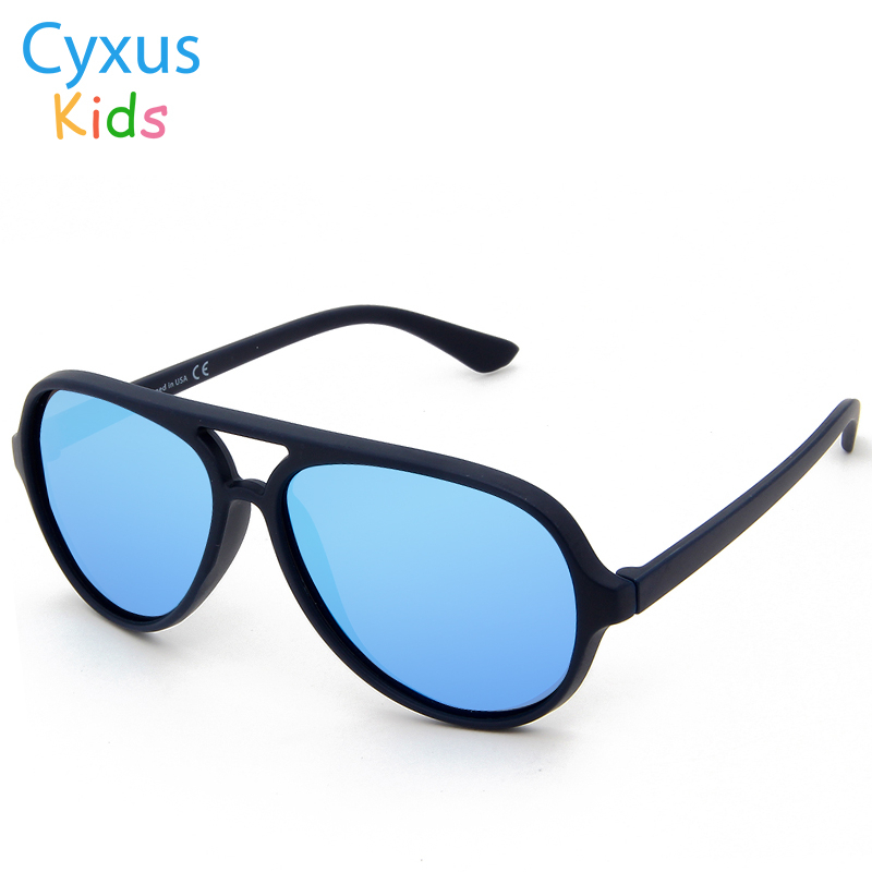 Cyxus Children Polarized Sunglasses Fashion Aviator Sunglasses Boy Girl