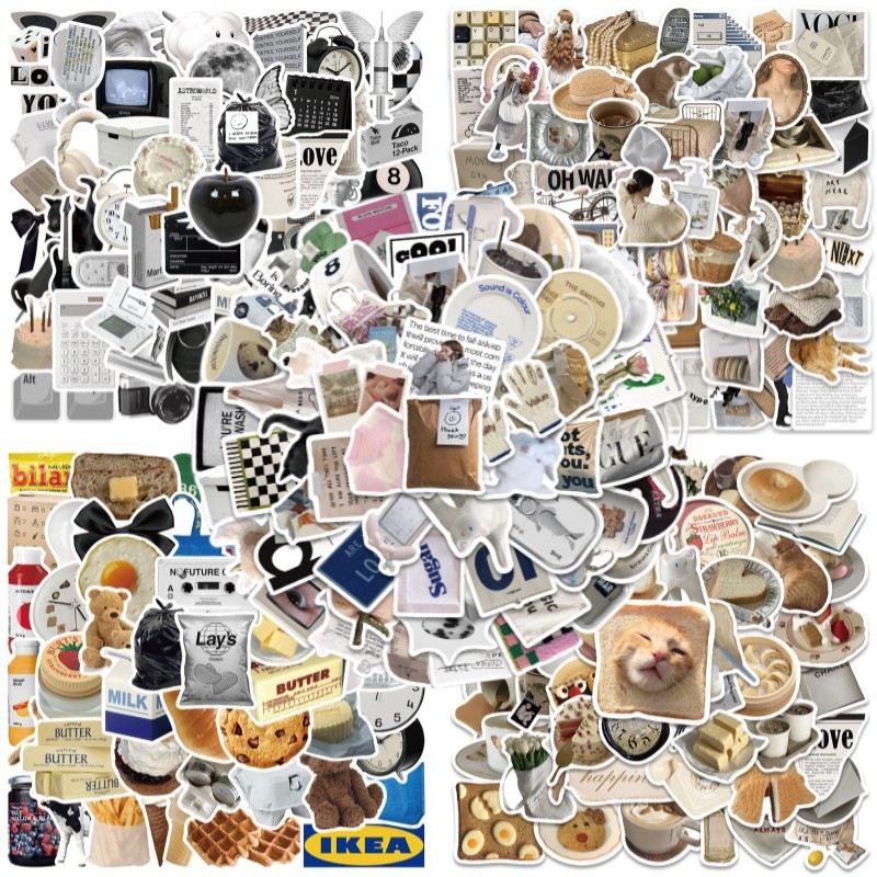 Multiple Ins Style American Retro Simple and Fresh Stickers For Luggage ...