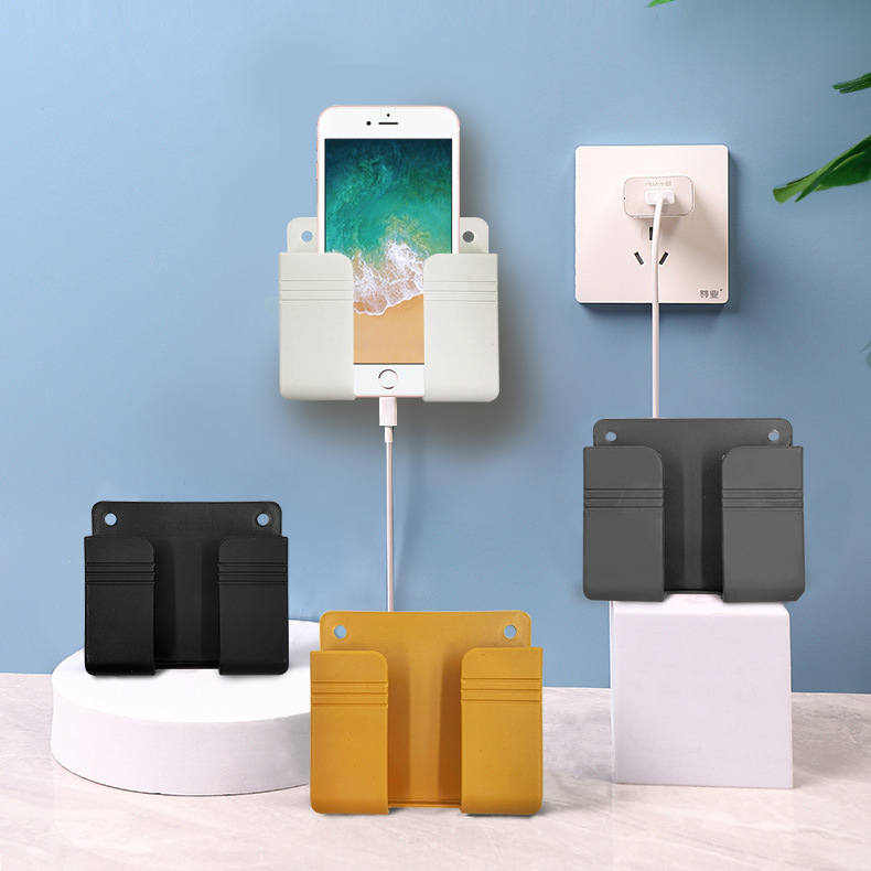 Wall Mounted Organizer Storage Box Remote Control Mounted Mobile Phone ...