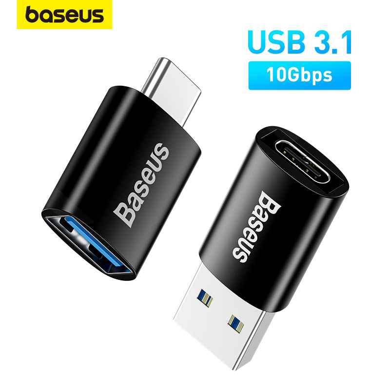 Baseus USB 3.1 Adapter OTG Type C to USB Adapter Connector | Shopee ...