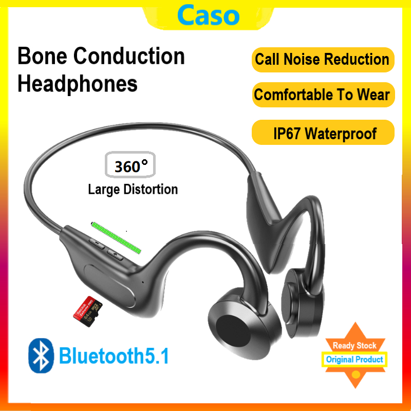 CASO VG02 Bone Conduction Headphones On Ear Wireless Sports Earphone