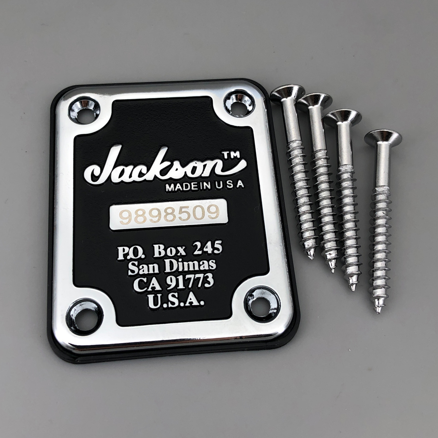 Jackson Guitar Neck Plate Random Serial Number Shopee Malaysia