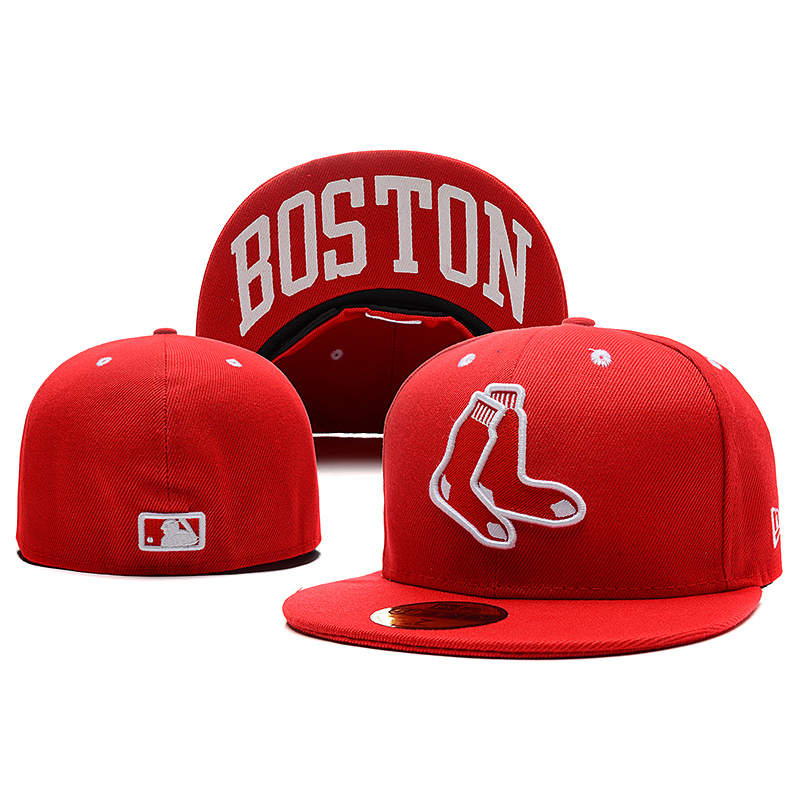 🎁💯Full Cap Boston Red Sox Fitted Hat Men Women MLB 59FIFTY Close Caps