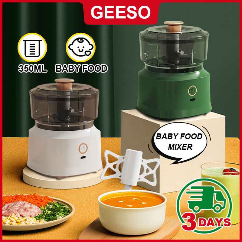 GEESO New Multifunctional Food Processor Cordless Meat Blender Electric
