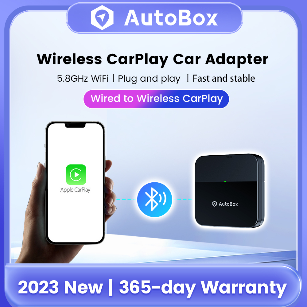 AutoBox Wireless CarPlay Adapter MINI Apple Carplay Youtube Music