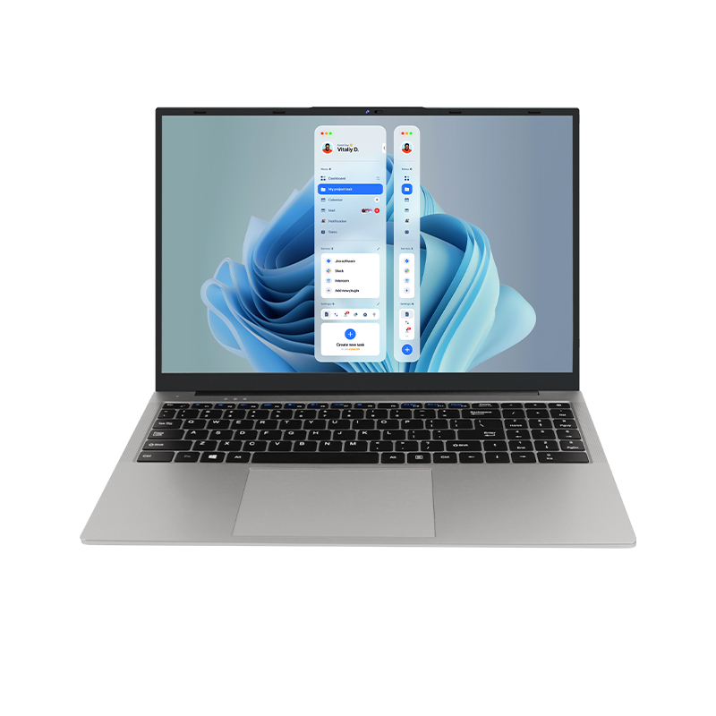 DERE R16 Pro Laptop 16 Inch Laptop Intel N95 2.5K IPS Screen 12GB DDR5 ...