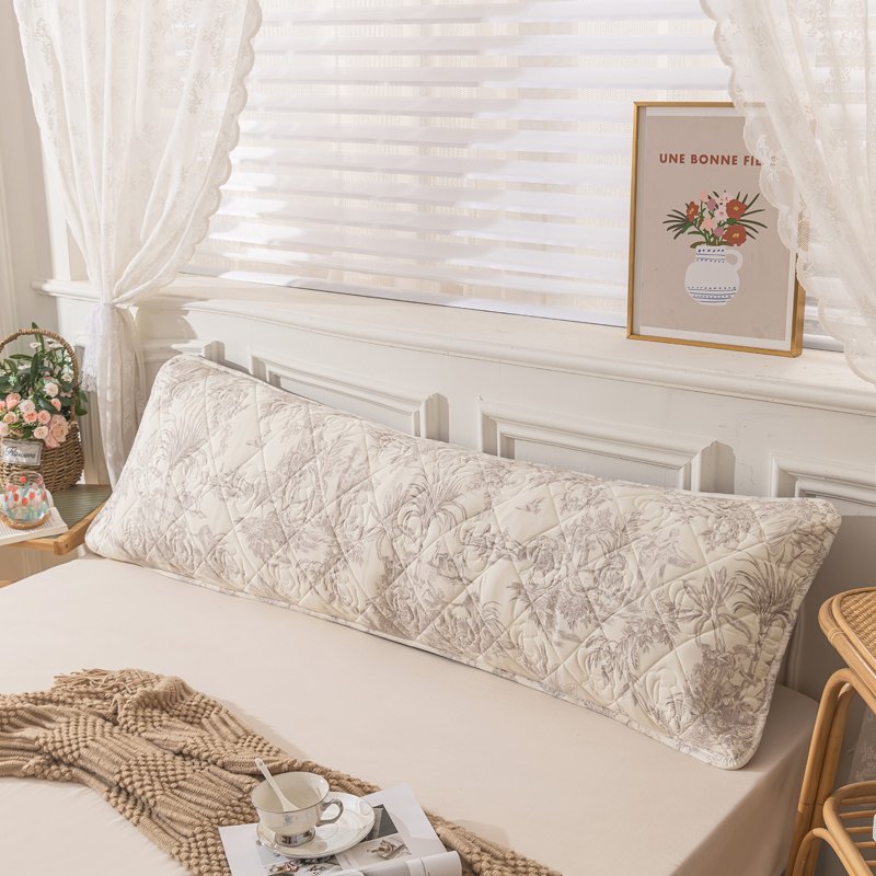 120cm Long Pillow Case Washed Cotton Body Pillowcase Bolster Cover