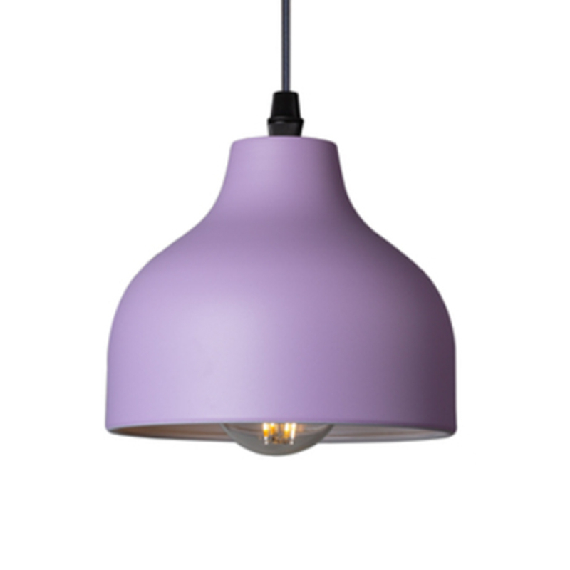 6 Color Retro Vintage Single Head Pendant Light Cover Lamp Shape for