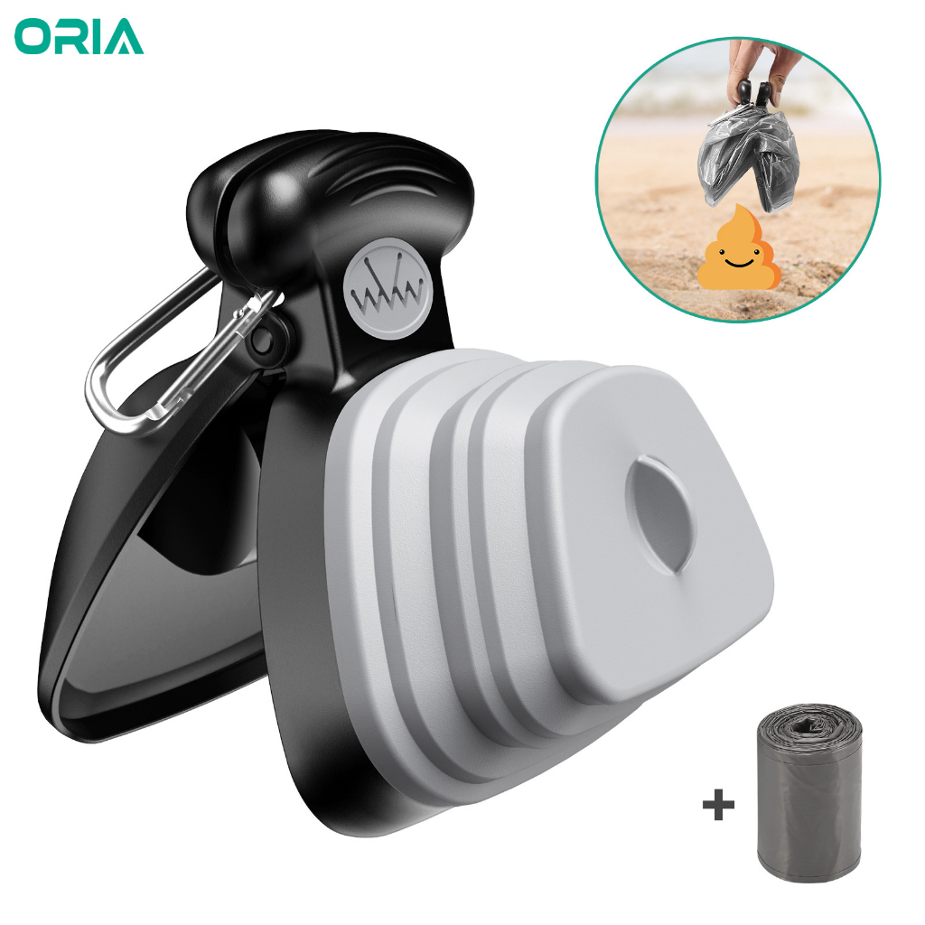 ORIA 2 In 1 Pet Pooper Scoop and Waste Bag Dispenser Poop Bags For Dog Cat Shopee Malaysia