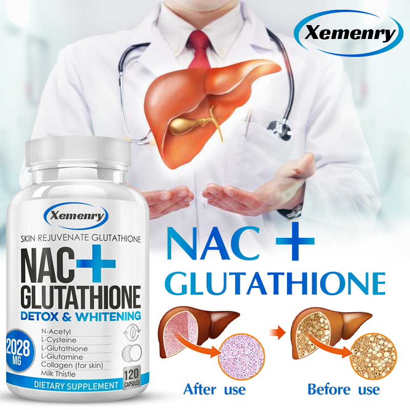 NAC Supplement NAcetyl Cysteine, Kidney Liver Supports Cleansing