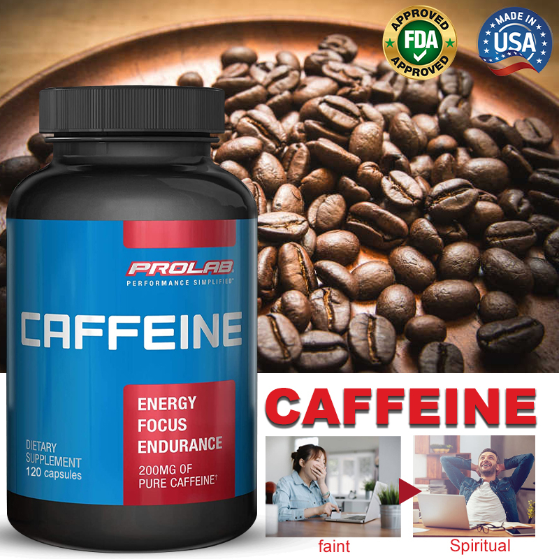 Caffeine capsules, increase energy and stamina, improve mental focus ...