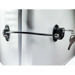 1pc Stainless Steel Child safety Refrigerator Door Lock Security Window  Lock Cabinet Lock Fridge Freezer Lock