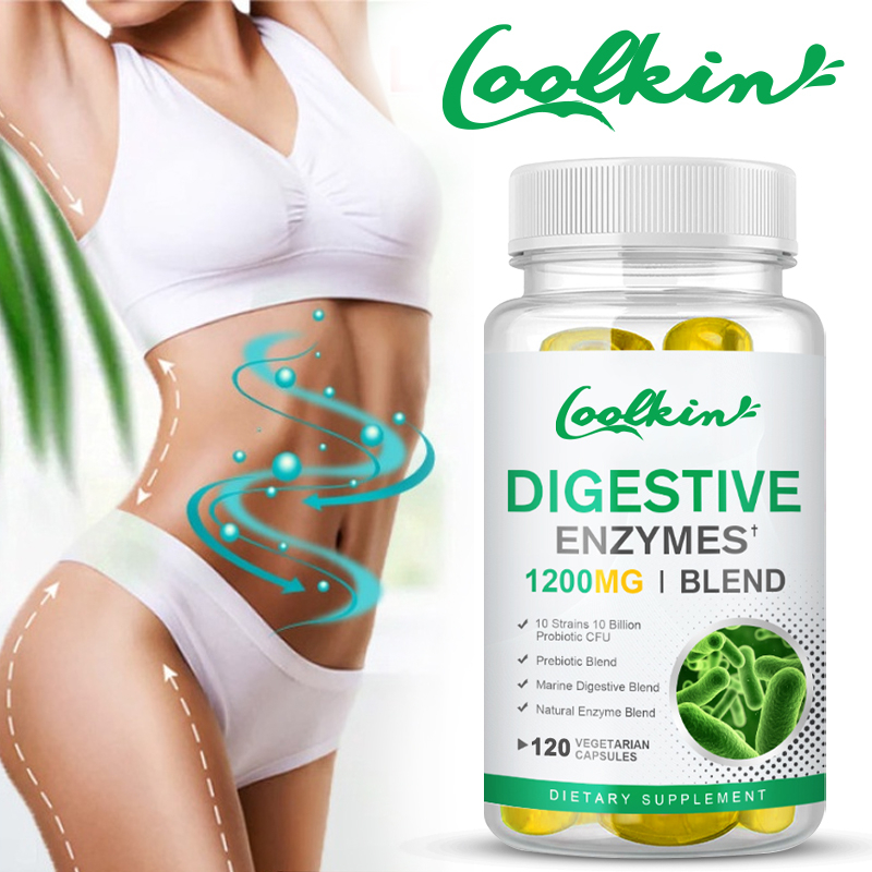 Prebiotic and Probiotic Supplement, Organic Vegetarian Formula, Amylase and Bromelain Shopee