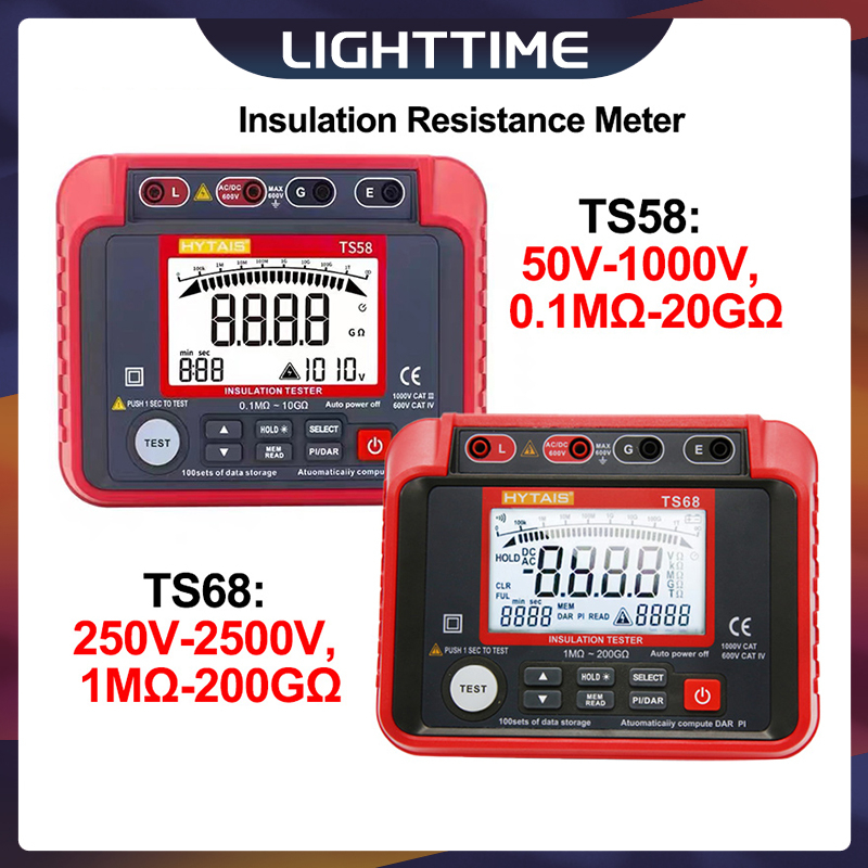 Digital Megohmmeter Insulation Earth Resistance Meter Ohm Voltage