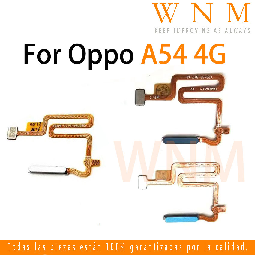 For Oppo A54 4G Ribbon With Fingerprint Home Button Sensor Flex Cable ...