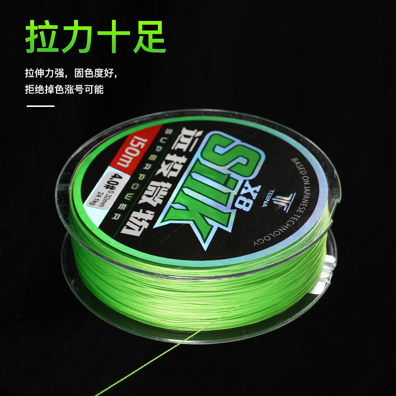 Ygk Raw Silk Fishing Line 100 Meters Fine Braided 8 Strands Strong Horse  Main Line Micro Objects Long Casting Non-Fade pe Line Fishing Line