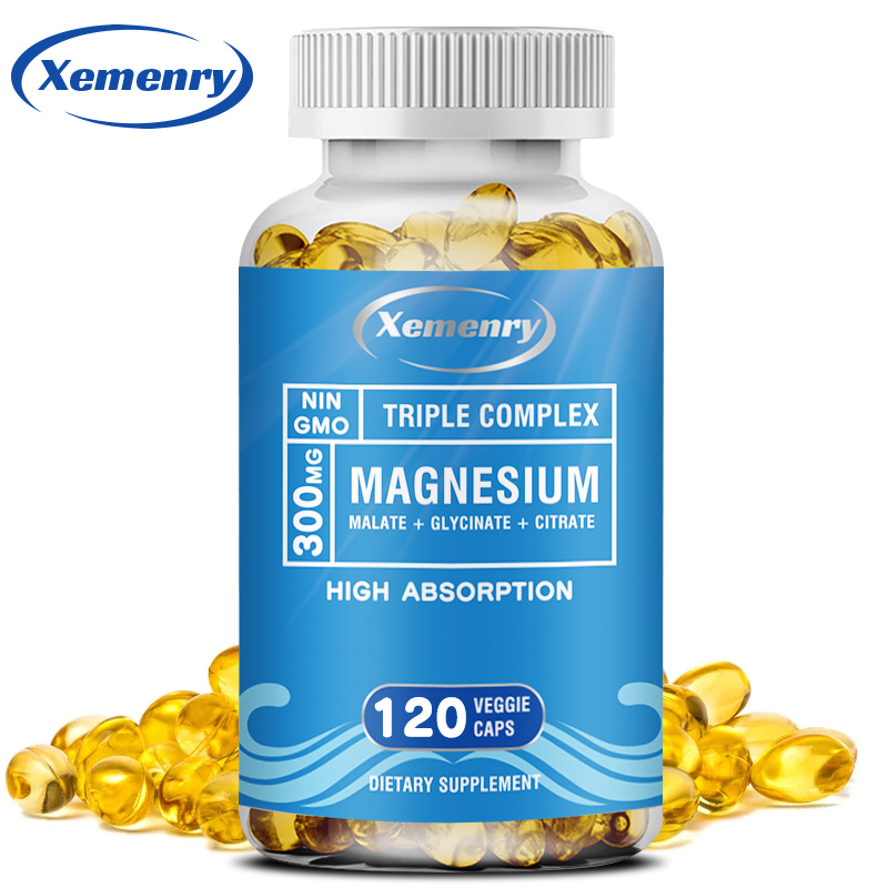 Magnesium Complex Capsules Magnesium Glycinate Malate and Citrate