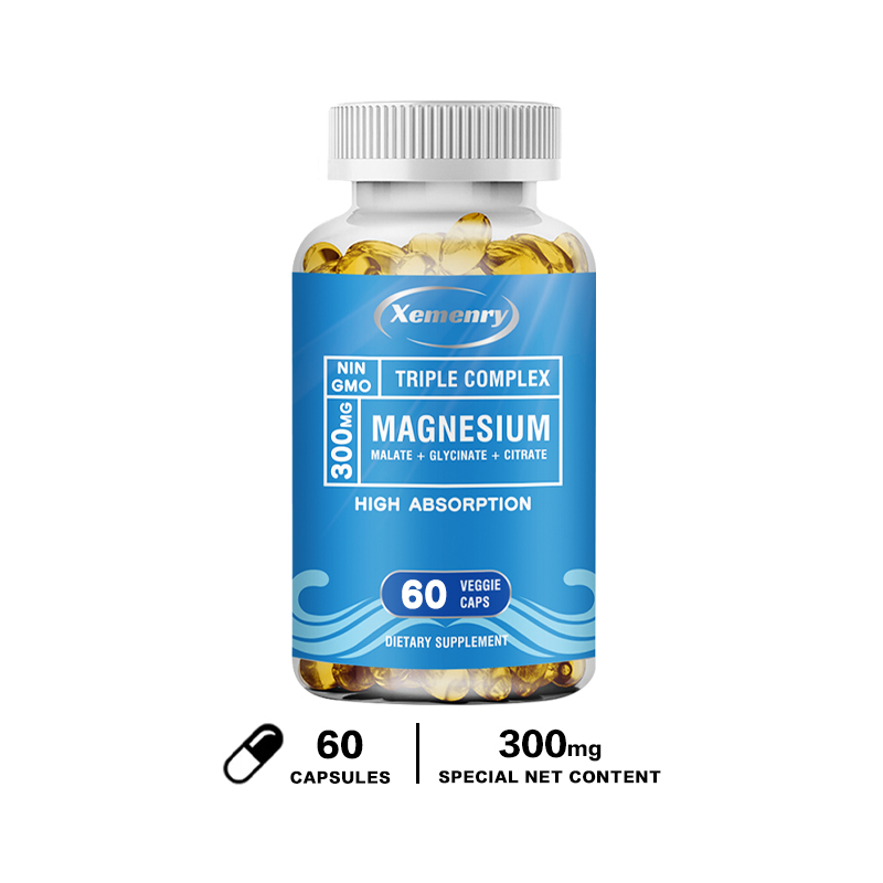 Magnesium Complex Capsules Magnesium Glycinate Malate and Citrate