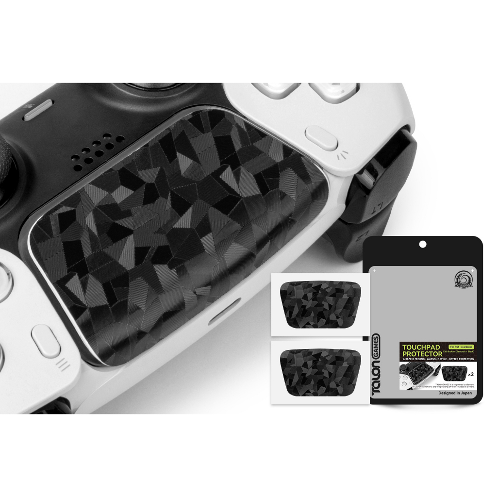 2Pieces /1Pack TALONGAMES Suitable for Sony PS5 Handle Touchpad Sticker AntiScratch Matte