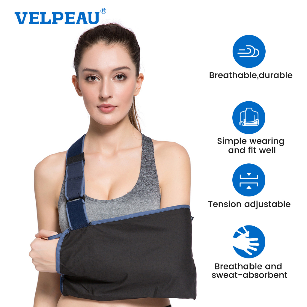 VELPEAU Arm Sling with Waist Strap Be Suitable for Sleep Thin