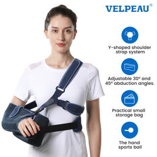 Velpeau Knee Immobilizer - Full Leg Brace - Straight Knee Splint - Comfort  Rigid Support for Knee Pre-and Postoperative & Injury or Surgery Recovery  (22 - Large) 