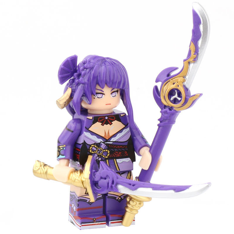 Genshin Impact Raiden Shogun Mini Block Toys Figure | Shopee Malaysia