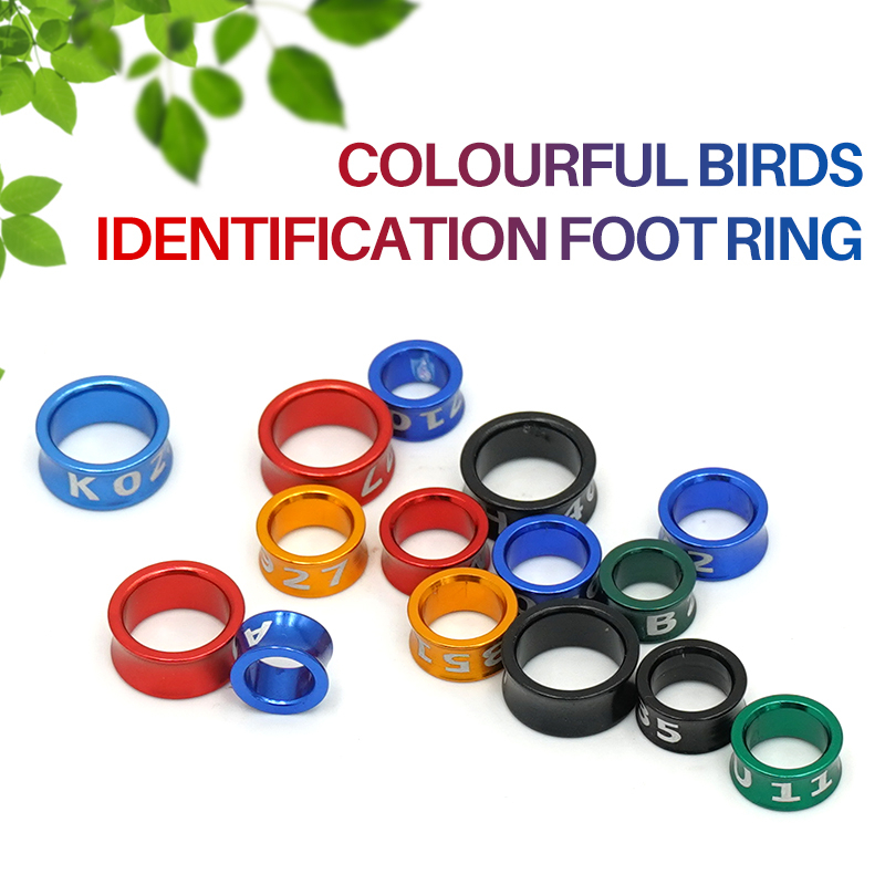 【Ready stock】10 Pcs Love birds foot ring 5mm/6mm/7mm/8mm Bird Foot Ring