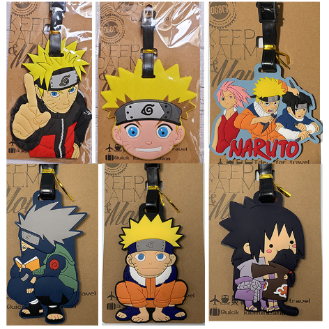 Travel Essential Naruto Naruto Cartoon Luggage Tag Signboard Boarding ...