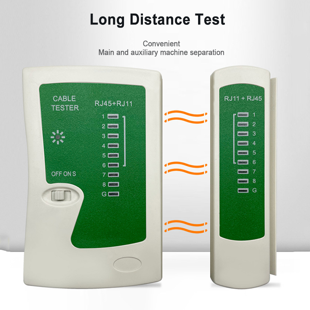 Network Cable Tester RJ45 RJ11 RJ12 Cat5 Cat6 LAN Cable Tester ...