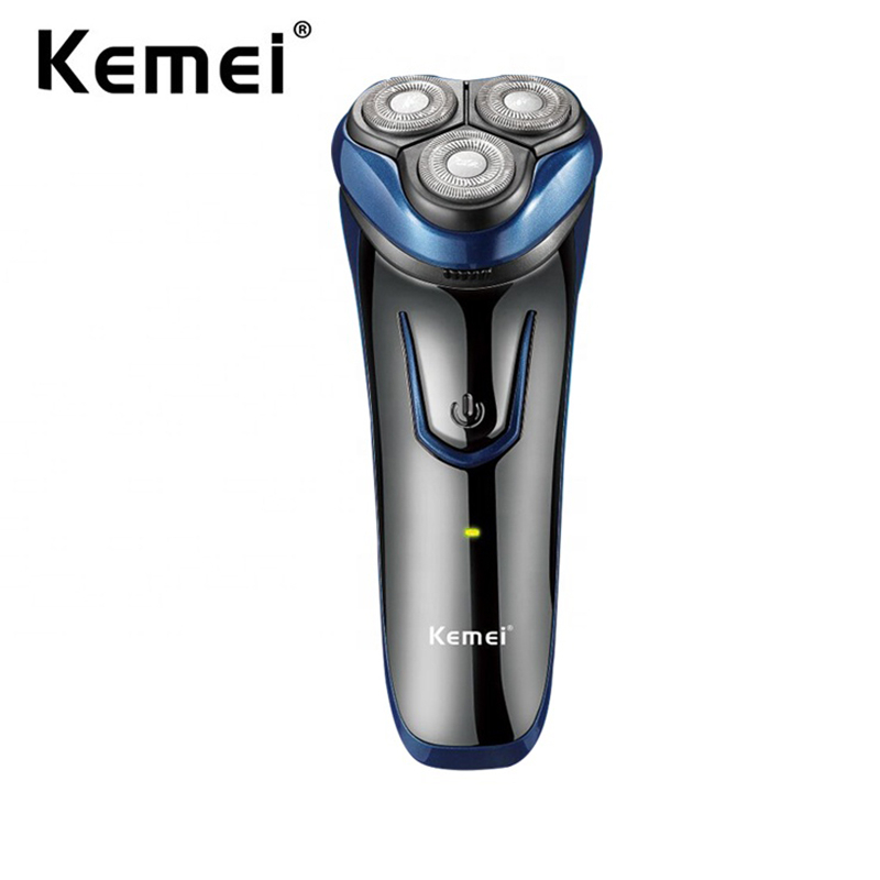 Kemei Rechargeable Electric Shaver with PopUp Sideburn Bread Trimmer