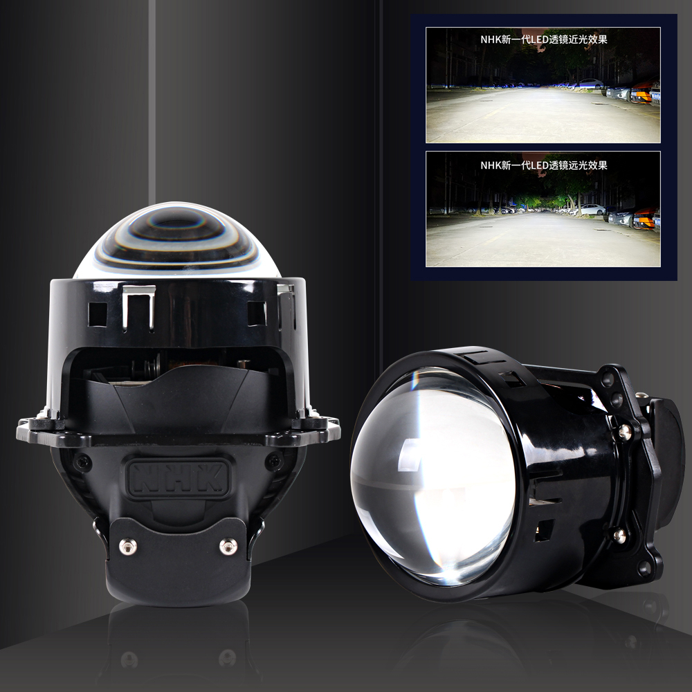 NHK 3.0 inch Mini Bi LED Projector Lens Headlights High and Low beam