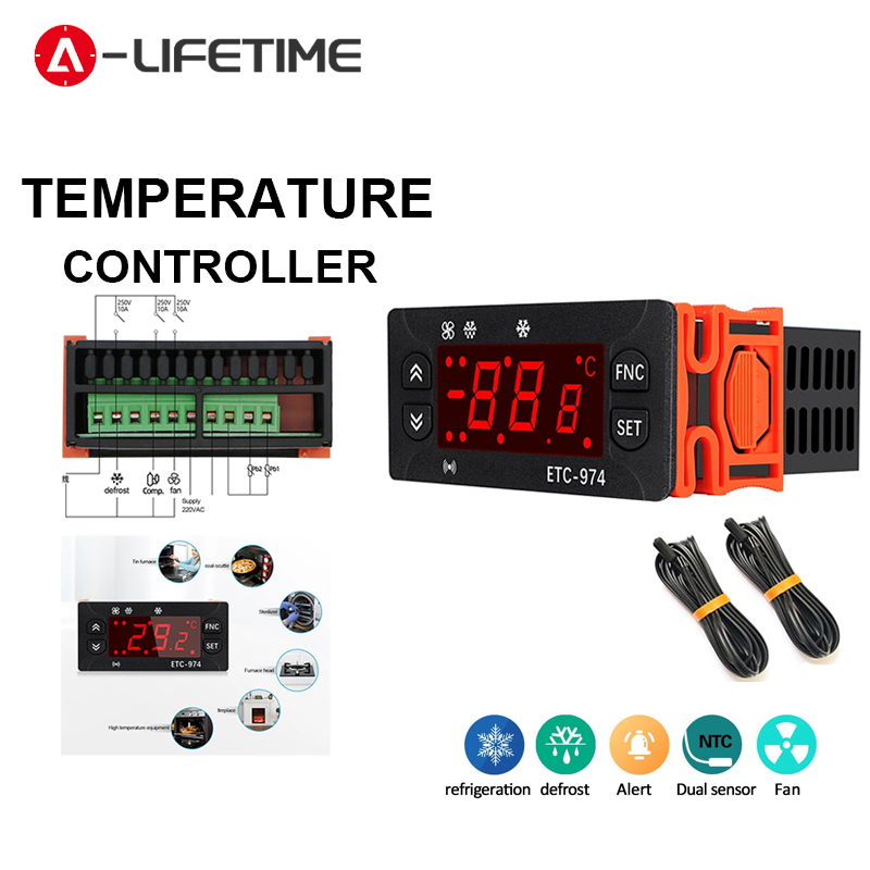 ETC974 Intelligent Digital Temperature Controller Refrigerator