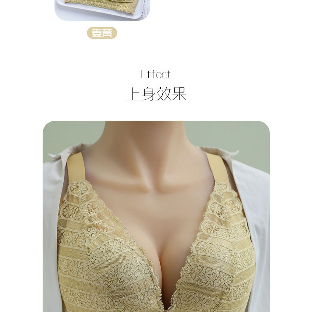 Seamless Underwear Small Chest Push up Bra Sports no Steel Ring Beautiful  Back Latex Bra Comfortable Bra (Color : Beige, Size : 75A)