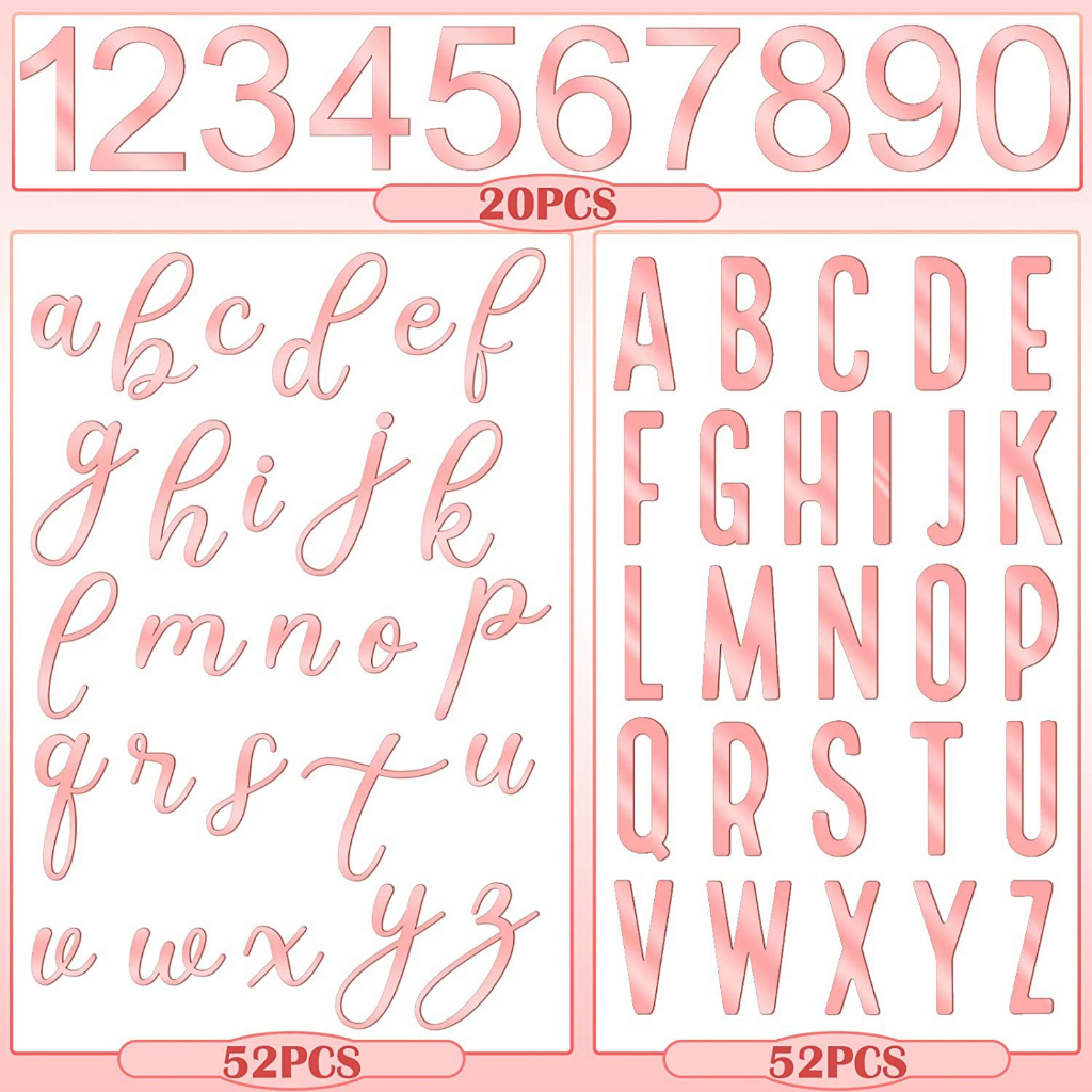 Acrylic Alphabet Cake Topper DIY Personalized Name Cupcake Toppers with ...