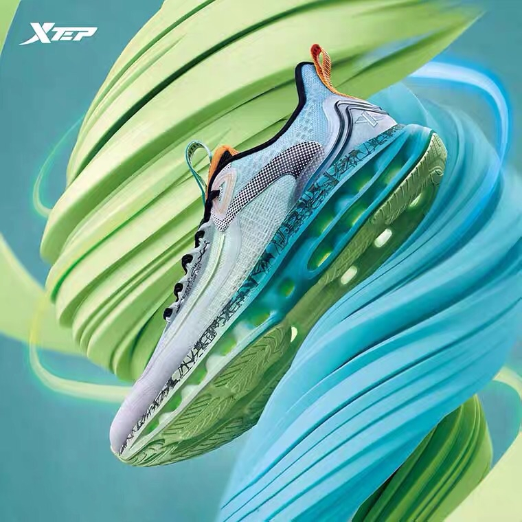 XTEP 2022 Reactive Coil 9.0 Men Running Shoes Shock Absorption Rebound ...