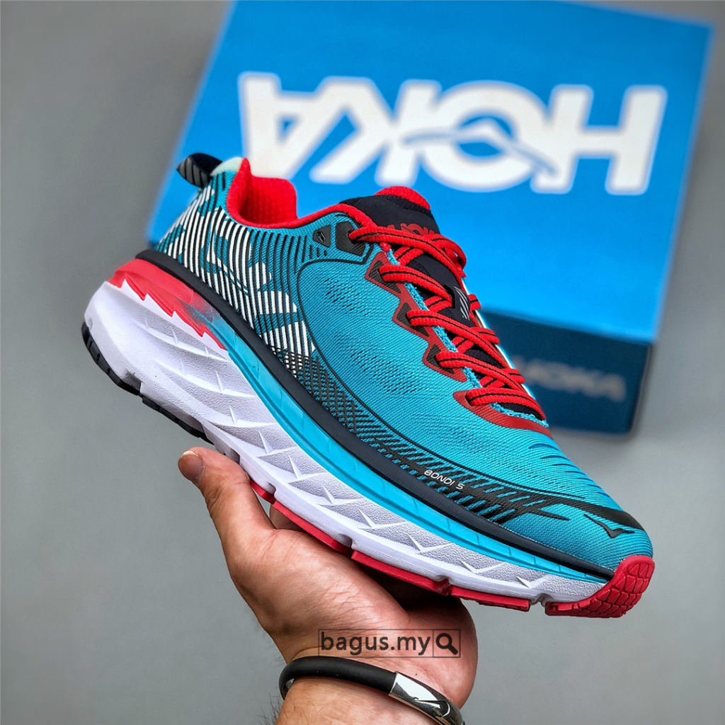 Hoka one one mens hot sale bondi 5 running shoe