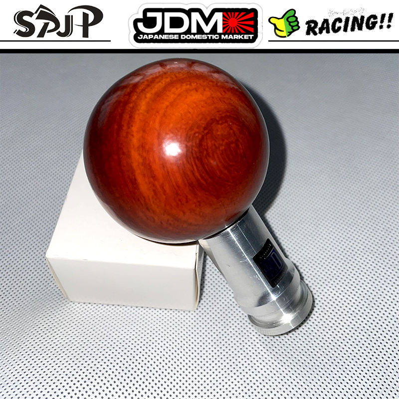 Universal Car Real Wood Gear Shift Knob JDM Manual Gear Lever Knob