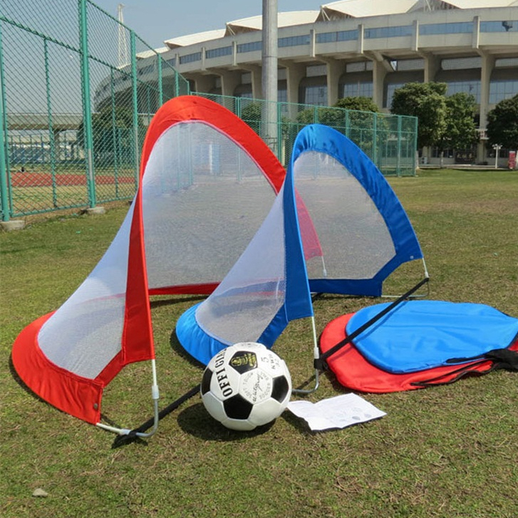[Ready Stock] 82*48cm Kids Folding Soccer Goal Portable Football Gate