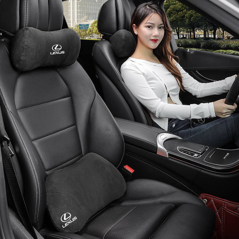 Suitable for Lexus Lexus Deerskin Neck Pillow Lumbar Support S250
